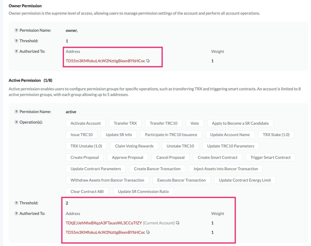Multisig dashboard showing scam wallet approvals